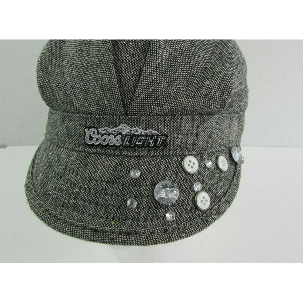 Coors Light Woman's Gray Button‎ Hat